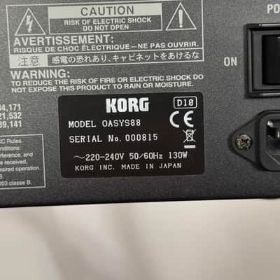 Korg OASYS 88-Key Open Architecture Synthesis Studio 2000s - Black image 17