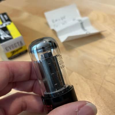 Vintage NOS NIB Zenith USA 6V6 GTA Tube - for tweed Champ ETC image 3