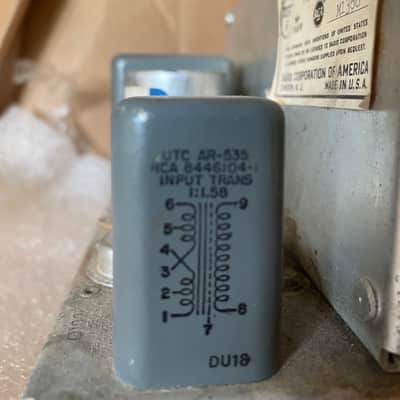 Pair of Vintage RCA BA-73A Preamps Line Amps with RCA UTC Transformers BA- 73A 1950s - Gray image 6