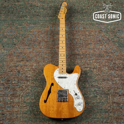 1977 Aria Pro II "Backaroo" TE-500 Thinline Telecaster Made in Japan Matsumoku w/case image 2