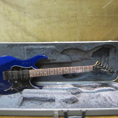 1991 Fender Heartfield Talon II Electric Blue Floyd Rose & Dimarzio's Orig Case Free US Shipping! image 11
