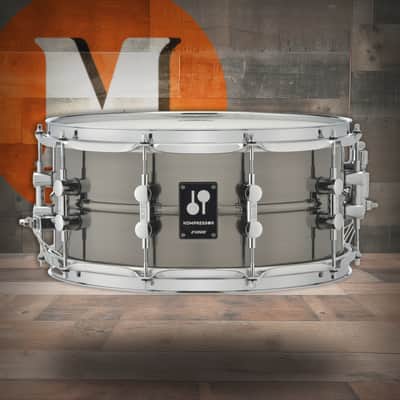 Sonor Kompressor Snare Drum 14 In. x 6.5 In. Brass (KS-1465-SDB) image 1