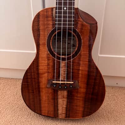 Kanile'a Platinum 2016 Limited Edition Tenor Ukulele (#14654) - Master Grade 5A Curly Koa image 3
