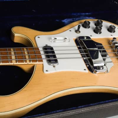 Rickenbacker Model 4001 Owned By Geddy Lee Solid Body Electric Bass Guitar (1968), ser. #HD-843, original black tolex hard shell case. image 22
