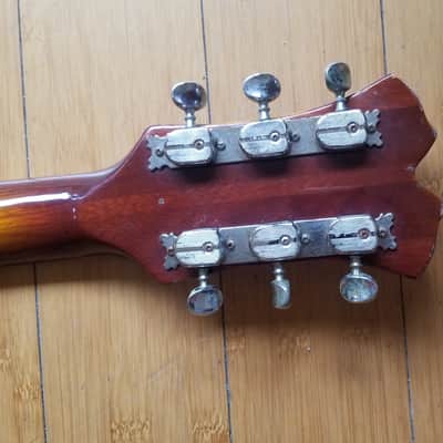 Univox Coily ES-335 Style Semi Hollowbody 1969 Sunburst-Japan- image 8