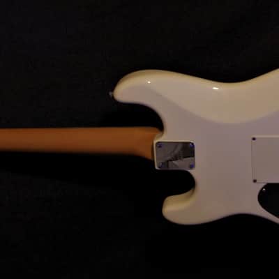 ST. BLUES Eliminator 1 "Billy Gibbons" 1984 White. Strings & Things Workshop. VERY RARE Plays Great image 11