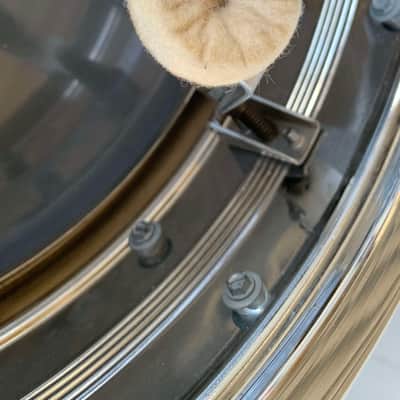 Vintage 60's Rogers Dynasonic 5x14 Snare Drum (Missing Parts) image 7