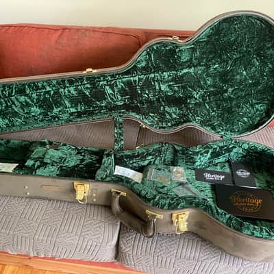 Heritage H-150 Custom Shop Electric Guitar with Bigsby Tailpiece and Case 2023 Space Black image 7