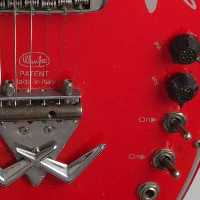 Wandre  Scarabeo Solid Body Electric Guitar (1965), molded plastic hard shell case. image 17