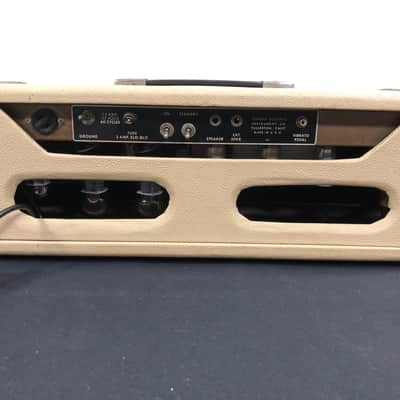 1963 Fender Tremolux Amp Head Only (Blackface AA763) Owned by Ian D'Sa of Billy Talent image 2