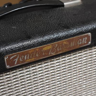 1959 Fender Bassman 5F6-A 4x10 Combo Modified Black Tolex Pre-CBS image 7