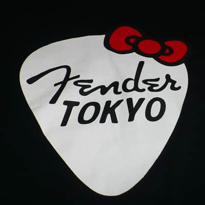 Fender Tokyo Hello Kitty Pick Logo Limited Edition Tee / Official Shop/ Very Rare image 2