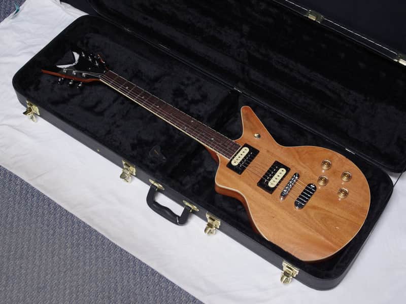 DEAN Cadillac 1980 electric GUITAR Natural Mahogany NEW w/ Hard Case image 1