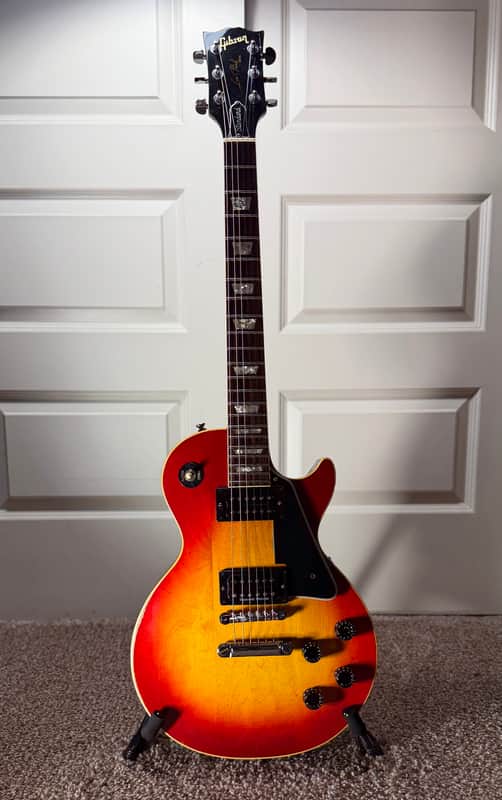 Gibson 1974 Les Paul Deluxe "Standard Conversion" - Cherry Sunburst image 1