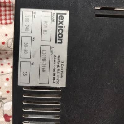 Lexicon PCM 81 Digital Effects Processor 1990s - Black image 2