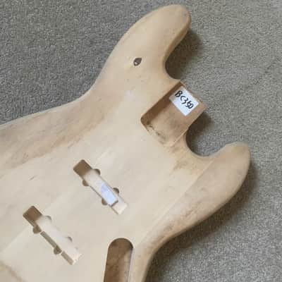 Unfinished Basswood Jazz Bass Style Body image 5