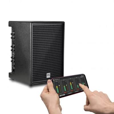 HK Audio PREM-PRO-MOVE-8 60 watt 8-Inch Battery Powered Speaker 4-Ch AUX DSP FX EQ BT5 App image 12