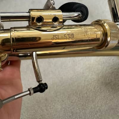 Jupiter JSL-538 ergonomic Bb/f small bore tenor trombone image 10