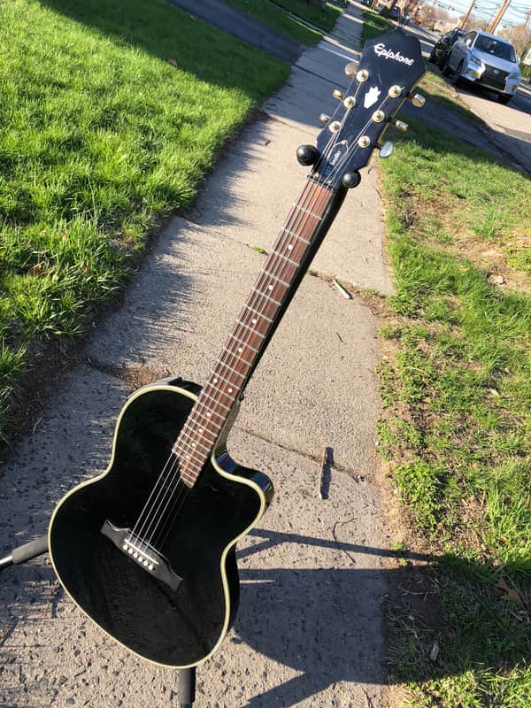 SALE Epiphone Chet Atkins SST Studio Acoustic / Electric Guitar - Solid Body image 1