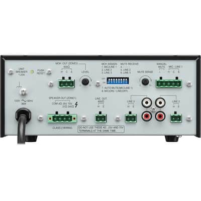 TOA-ELECTRONICS  BG-235 Amplifier & Mixer - BLACK image 2