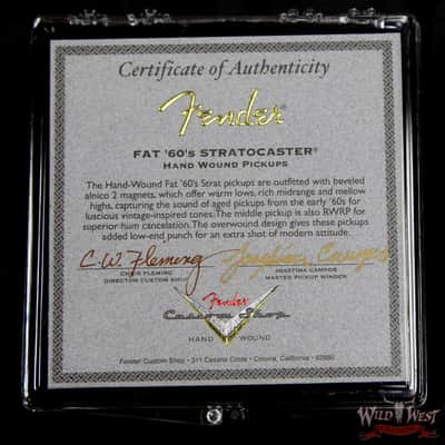 Fender Custom Shop Josefina Hand Wound Fat '60s Stratocaster Pickups image 1