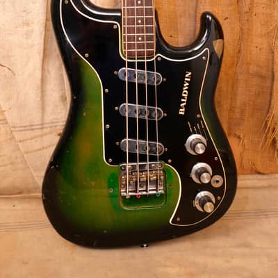 Baldwin Jazz Bass 1967 Greenburst image 3