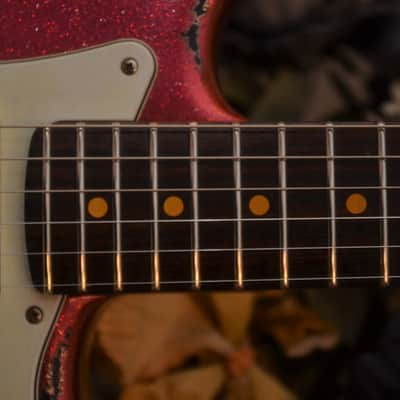 Fender Stratocaster Relic 2019 Custom Red Sparkle Lollar Blondes image 15