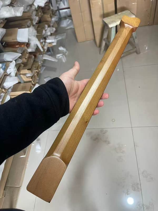 1 Headless Rosewood fingerboard Oblique farts 24frets Roasted maple electric guitar neck T profile 25.5 image 1
