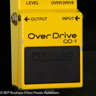 Boss OD-1 Overdrive 1983 Japan s/n 327400 with JRC4558DD op amp Japan image 3