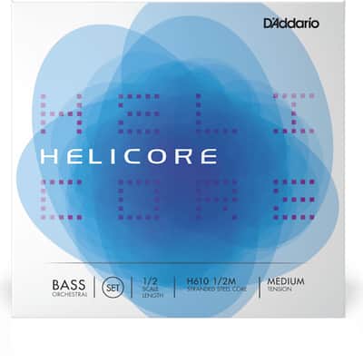D'Addario Helicore Double Bass A String - 1/2 Size  Medium image 1