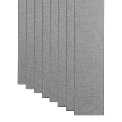 Primacoustic Broadway 3" Control Column Acoustic Wall Panel 8-pack - Grey w/ Beveled Edge image 1