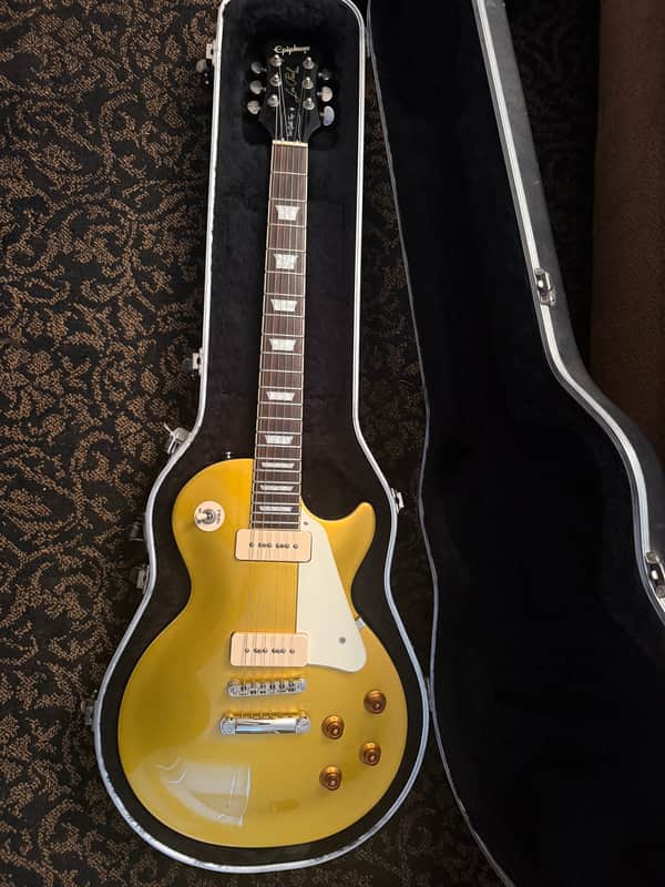 Epiphone 56 Gold Top 2009 - Gold image 1