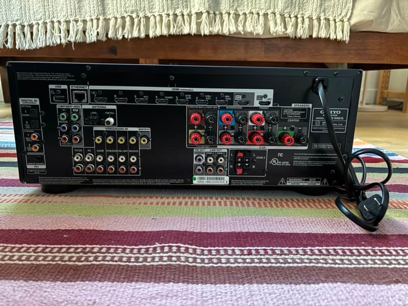 Onkyo TX-NR616 Home Theater surround receiver with setup mic image 1