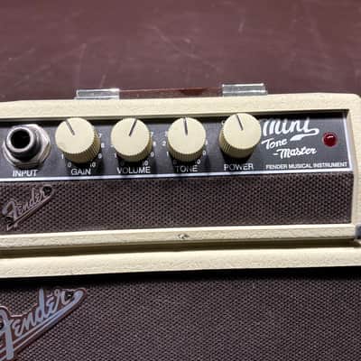 Fender Mini Tonemaster Amplifier, Tan/Brown 2016 - Tan/Brown image 12