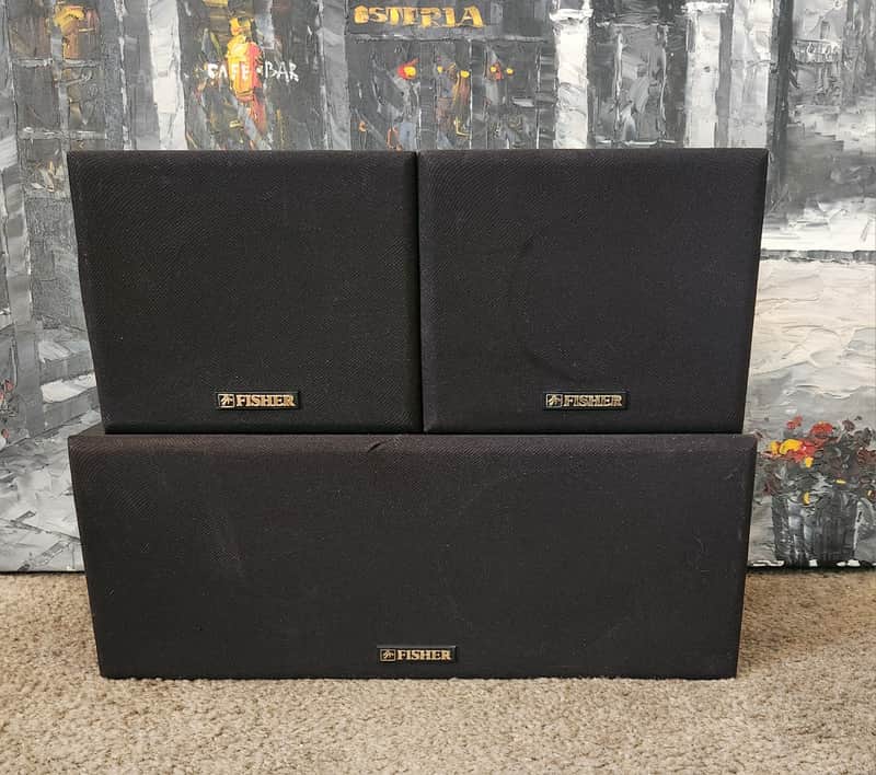 Fisher FISHER Speaker system 2 satellites 1 center channel image 1