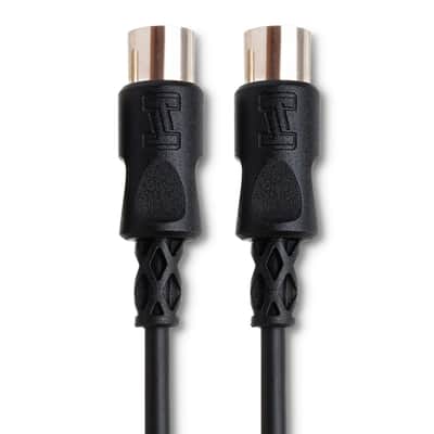 Hosa MID-320BK 5-Pin DIN to 5-Pin DIN MIDI Cable, 20 Feet image 3