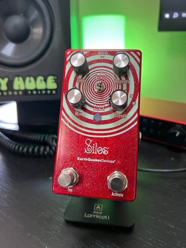 EarthQuaker Devices Silos Multi-Generational Time Reflection Device 2024 - Red image 1