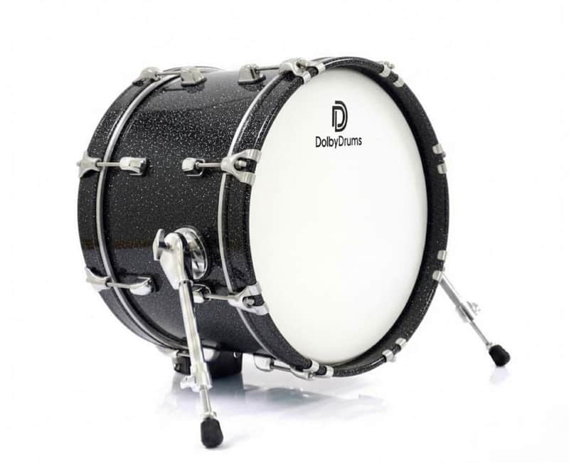 Dolby Drums 16” Electronic Kick Drum BLACK Sparkle Bass for Roland Alesis HX image 1