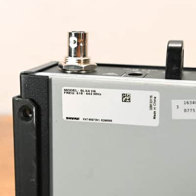 Shure SLX4 Wireless Receiver - H5 Band: 518-542 MHz (NO POWER SUPPLY) CG01SDU image 8