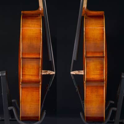 Finely Hand Made 7/8 Cello Stradivari Cello Fantastic Sound No.W-004 image 5