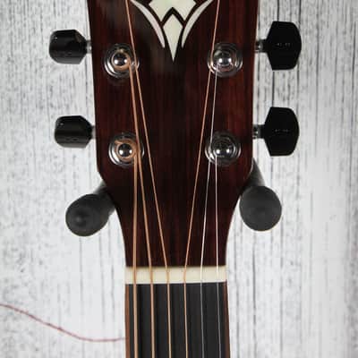 Washburn D100SWE Dreadnought Acoustic Electric Guitar with Hardshell Case image 13