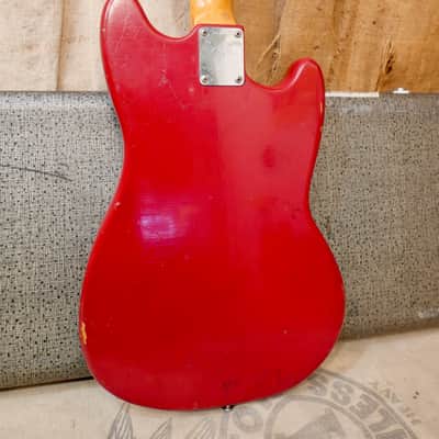Fender Mustang Lefty 1966 - Red image 10
