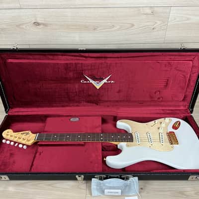 Fender Custom Shop Limited Edition 75th Anniversary Stratocaster NOS Guitar, Rosewood Fingerboard, Diamond White Pearl image 21