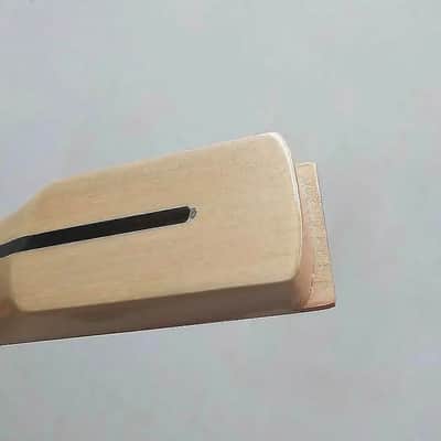 Strat Stratocaster Style Maple Wood Guitar Neck, 24 Frets Fingerboard, Locking Nut image 6