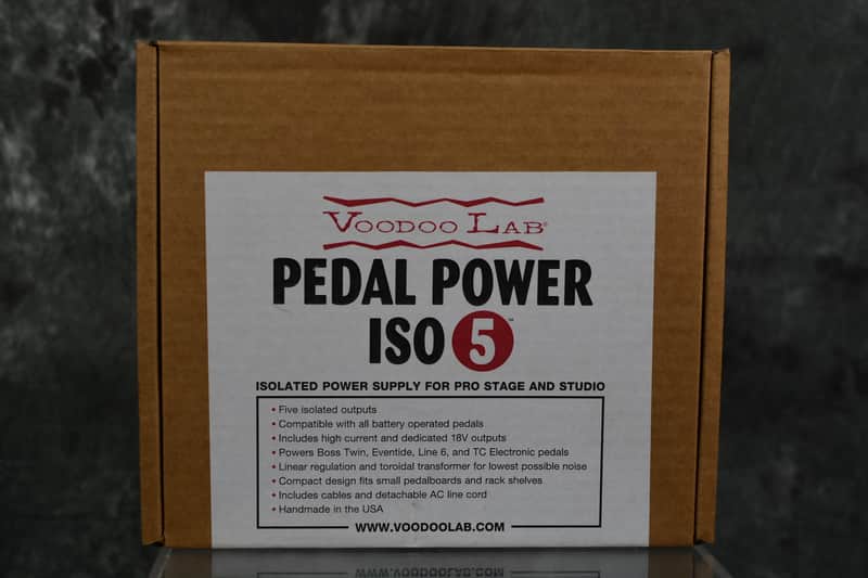 Voodoo Lab ISO 5 Pedal Board Power Supply unit w FAST Same Day Shipping image 1