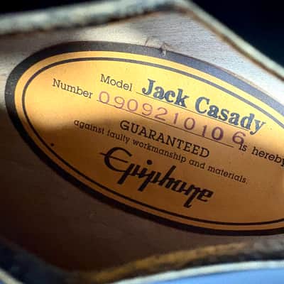 Epiphone Jack Casady Signature 2009 Ebony image 9