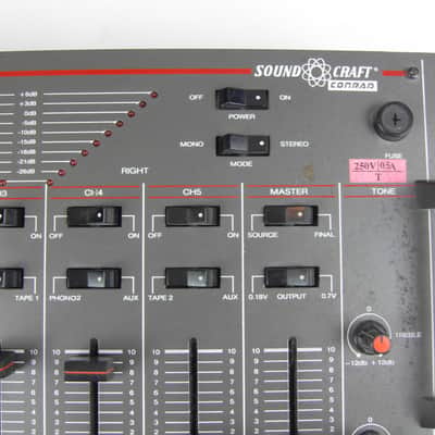 guter alter 6-Kanal Mixer Soundcraft SA-100 Mischpult DJ Mischer Conrad electronic image 2