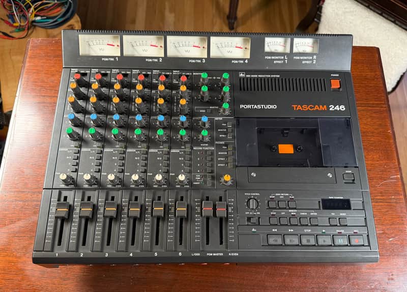 TASCAM Portastudio 246 1980’s Vintage Tape Recorder and Mixer FULLY SERVICED, RECAPPED AND NEW RUBBER ALL AROUND image 1