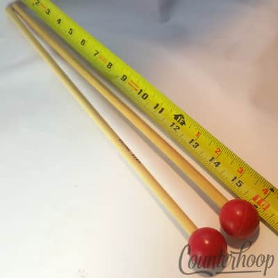 Encore 212R Unwound Series 1 1/8"Medium Rubber Rattan Mallets Marimba,,Xylophone image 3