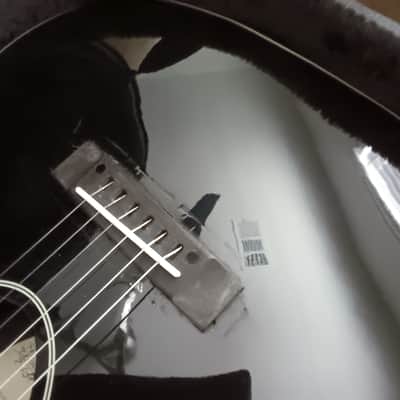 1980's Black  Kramer Danny Ferrington Acoustic / Electric guitar /Gator Case image 2